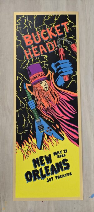 David Paris - Pearlescent Gold Buckethead New Orleans Prints
