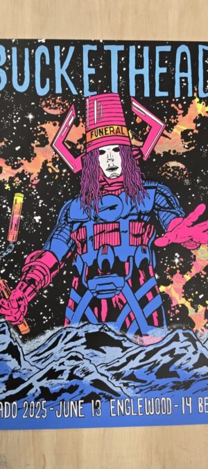 David Paris - Buckethead Colorado Print - Rainbow Fire Variant (Paper)