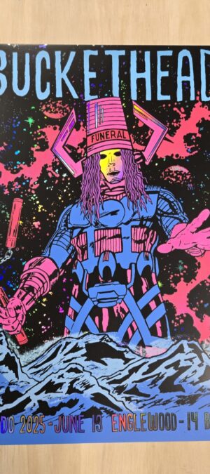 David Paris - Buckethead Colorado Print - Rainbow Foil Show Edition
