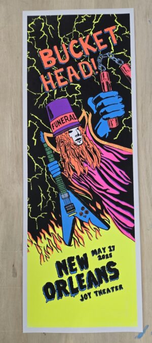 David Paris - FLOCKED Buckethead New Orleans Prints
