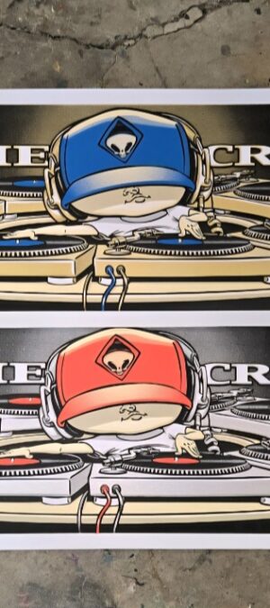 Ronnie Creager screenprinted DJ Poster
